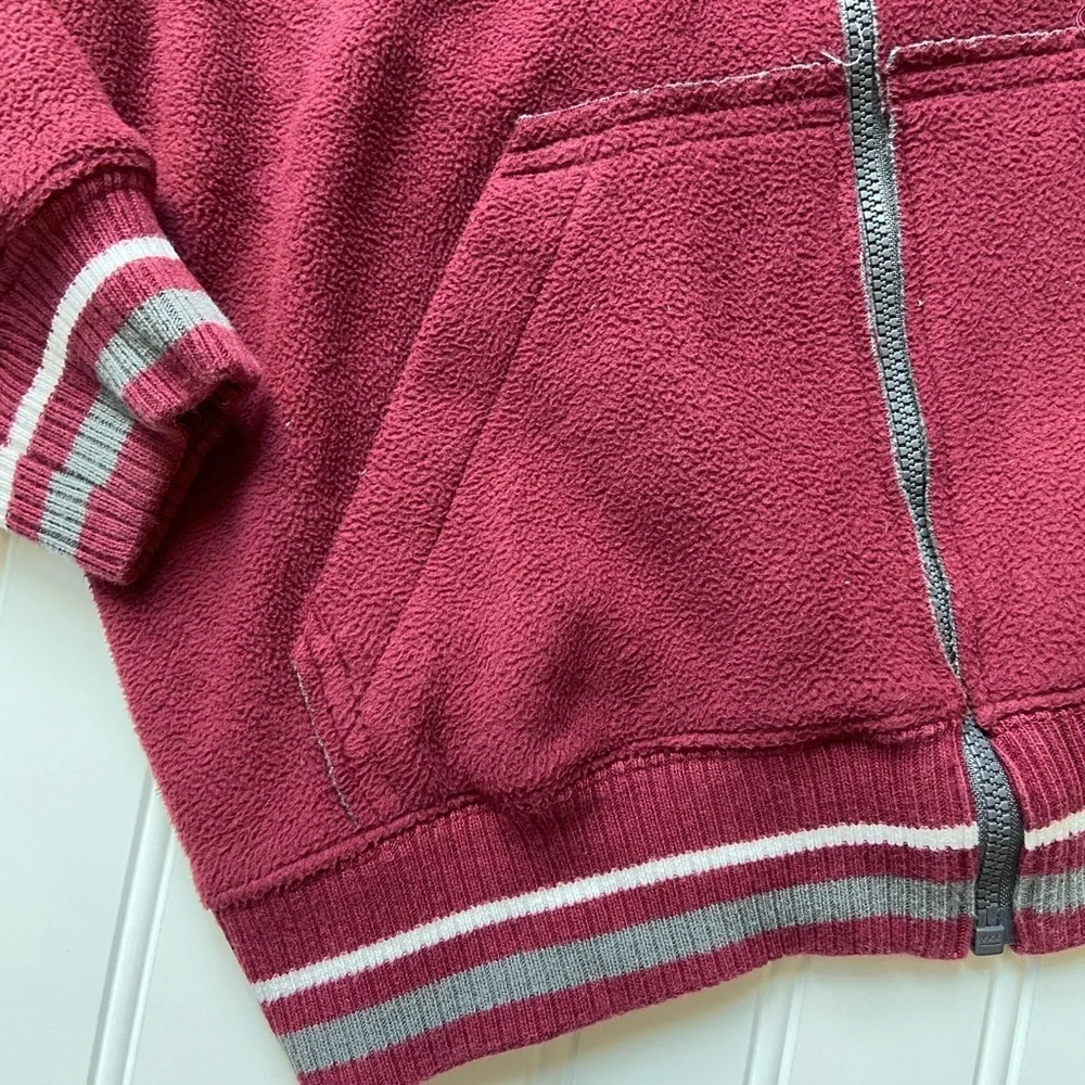 •Carter’s• maroon zip fleece